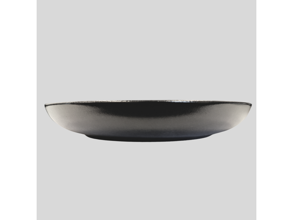 Lubiana plochý talíř Rondo, Ø28 cm, černý